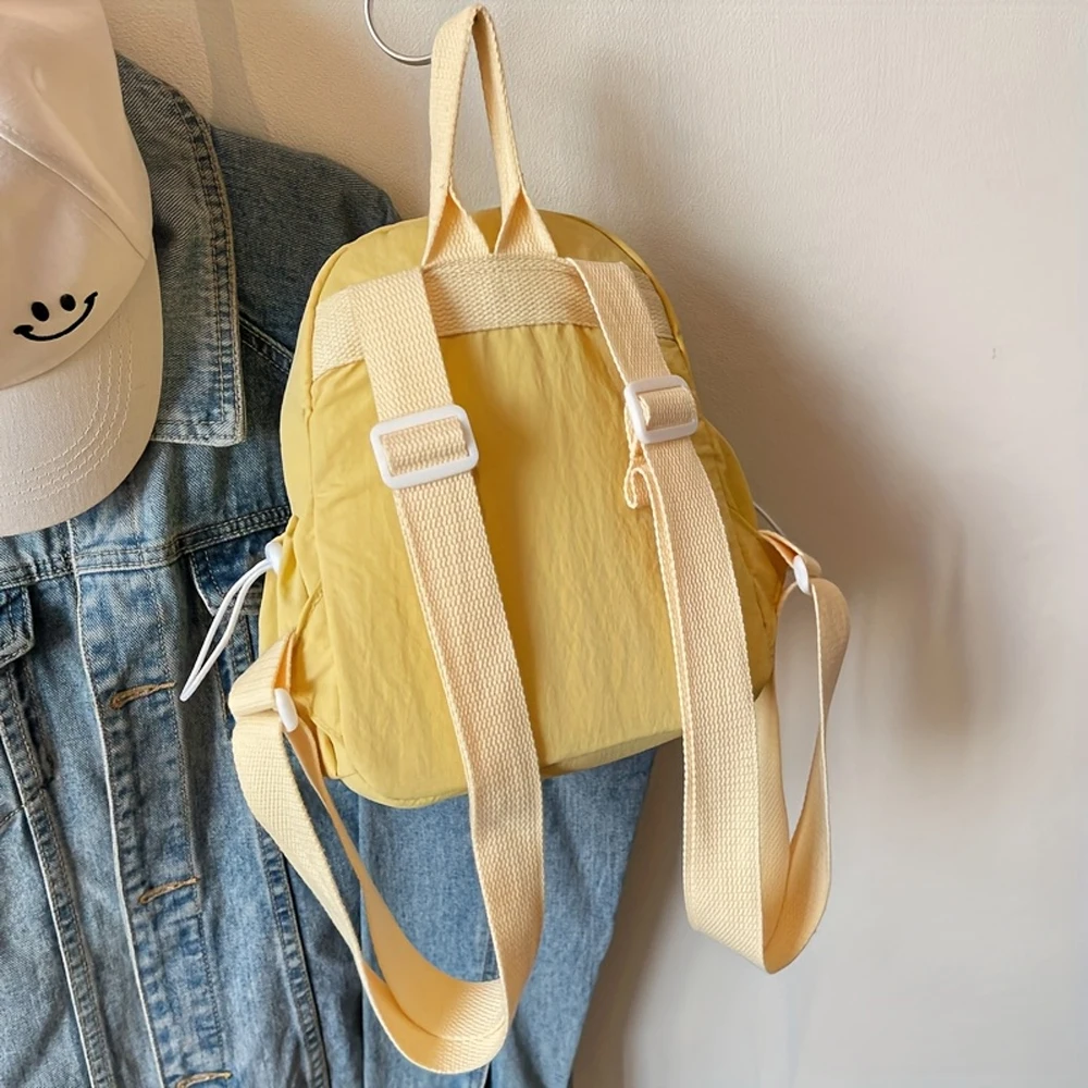 Ladies' Fashion Backpack Korean Edition Ins Lightweight Small Backpack New Versatile Leisure College Style Travel Handbag