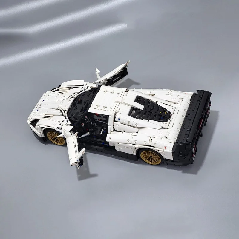 3979 قطعة MOC مازيراتي 1 8 نموذج تقني أبيض بناء هدية الكريسماس كتل لعبة البناء لتقوم بها بنفسك فكرة إبداعية عيد ميلاد الاطفال