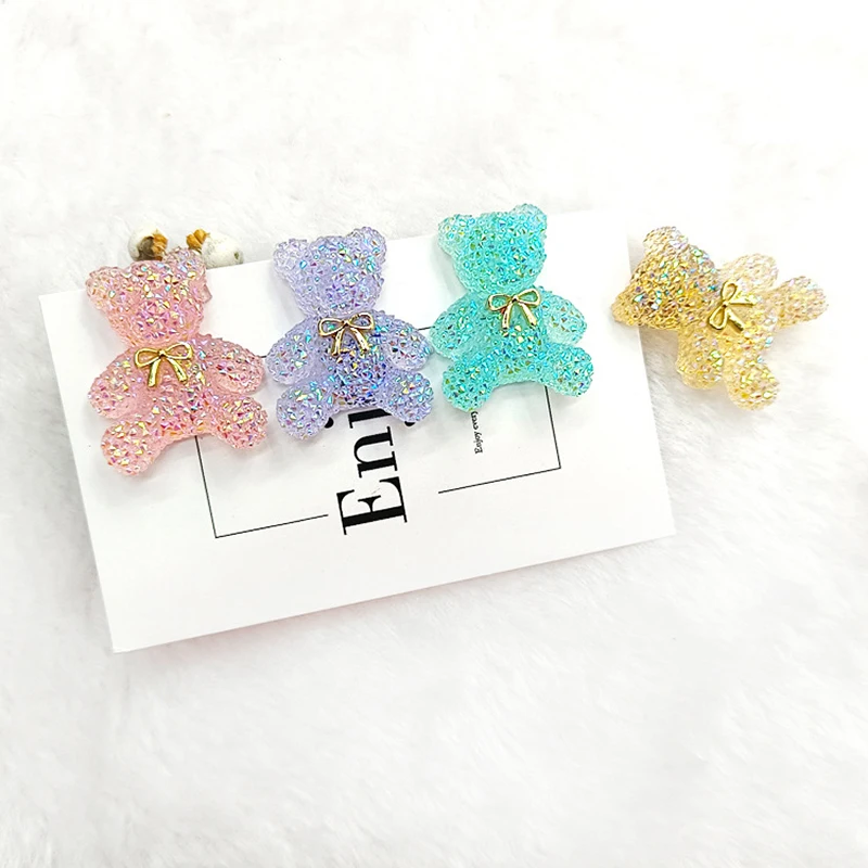 Glitter Bear Cabochons 3