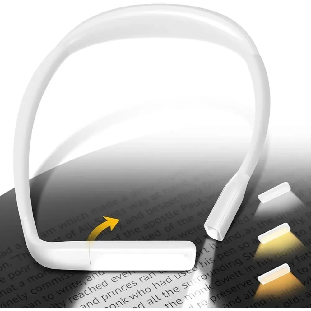 

Светильник для чтения книг, защита глаз, уличный светильник для шеи, 3 цвета, 1800 мАч, срок службы до 10 часов, зарядка через USB, 270 настольная лампа