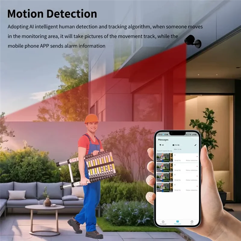 

A73E-Wireless Wifi Mini 1080P HD Security Camera Home IR Night Vision Wide Angle Motion Detection
