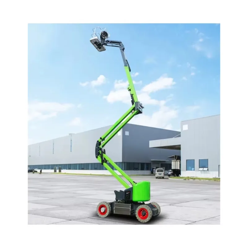 YG 9-20m Electric Articulated Lift Boom Arm Platform Man Aerial Working Telescopic Boom Lifts