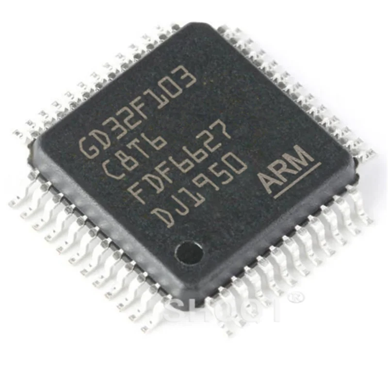 GD32F103C8T6 GD32F103CBT6 GD32F103RET6 GD32F103RGT6 GD32F103TBU6 GD32F LQFP48/64 QFN36 ARM 32-bit IC MCU Chip Microcontroller