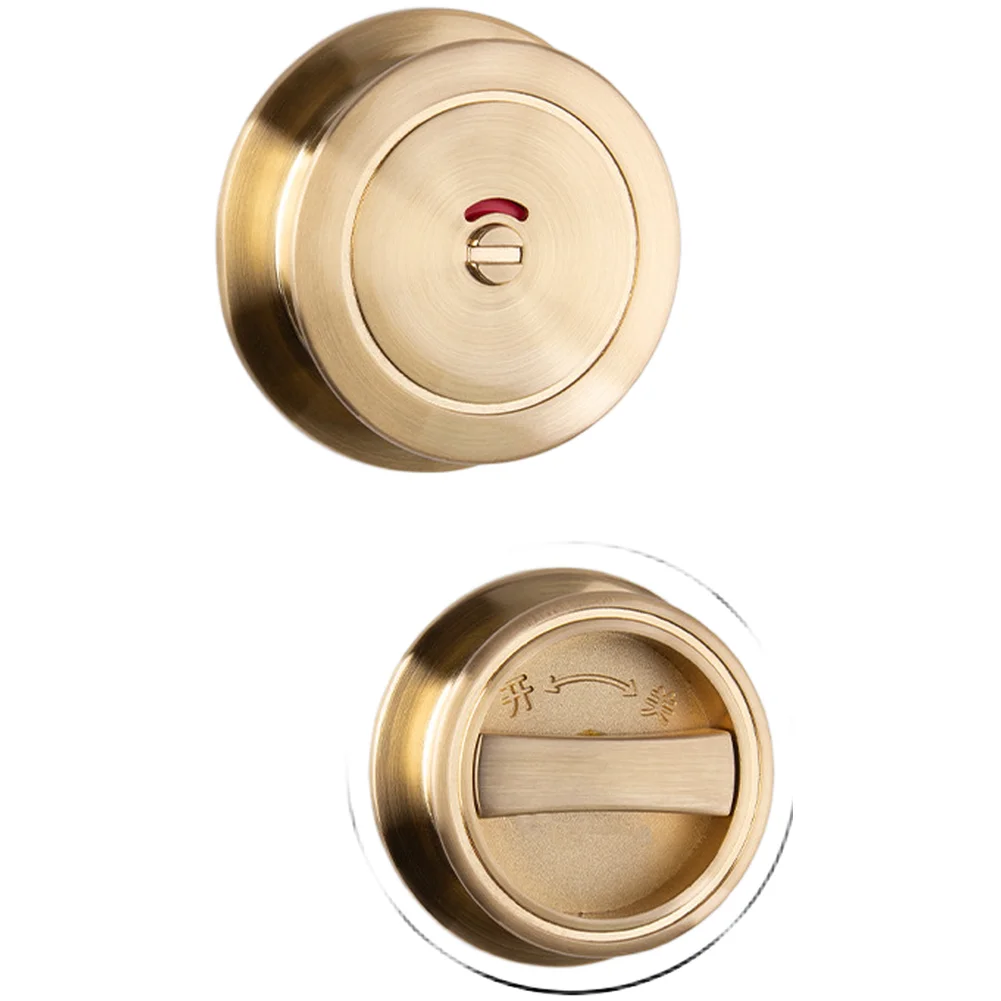 Zinc Alloy Single Latch Invisible Handle Door for Lock for deadbolt - Luminous Flush Mount Lock for Interior Wooden Doors