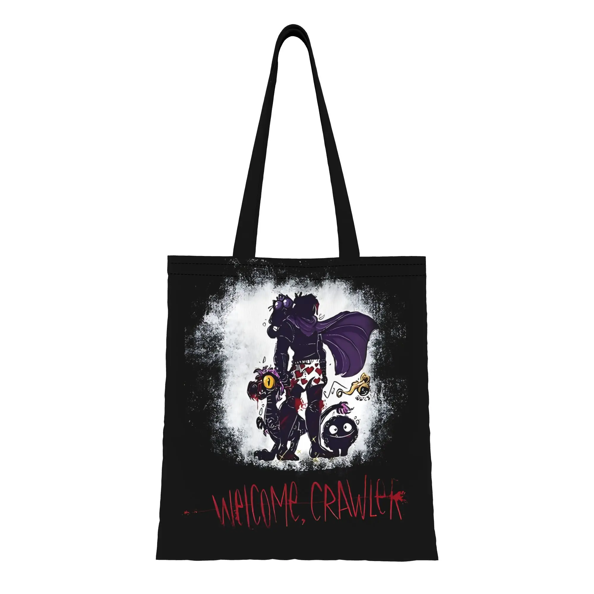 Reusable Trendy Dungeon Crawler Carl Welcome Crawler Shopping Bag Women Tote Bag Portable  Shopper Bags