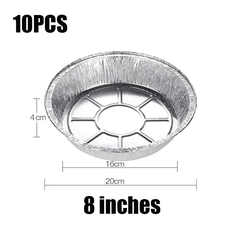 Special Tin Foil Tray For Air Fryer Food Grade Household Tin Foil Bowl Disposable Aluminum Foil Tin Paper Tray Oven Baking Paper