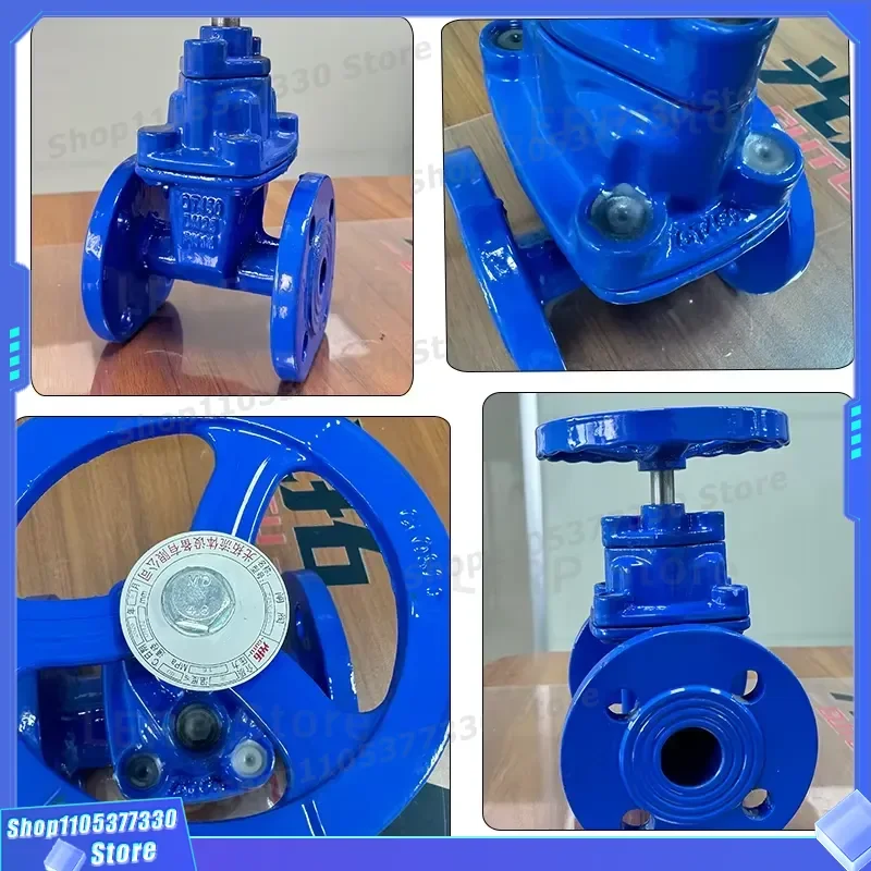 DN25 DN20 PN16 Cast Iron Flanged Gate Valve with Handwheel for Water Medium EPDM Sealing Industrial Pipeline Control