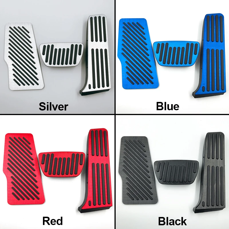 Aluminum Car Accelerator Fuel Brake Pedal Foot Rest Pedals Cover Pads For Toyota Camry 70 XV70 2018-2020 2021 2022 Accessories