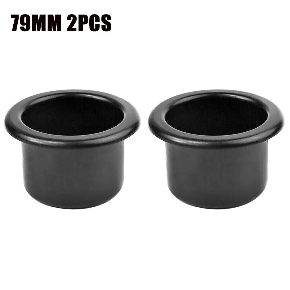 

2Pcs Universal Plastic Drink Cup Holder Recessed Insert Water Bottle Holder 79mm For RV Caravan Marine Boat Trailer Accessories