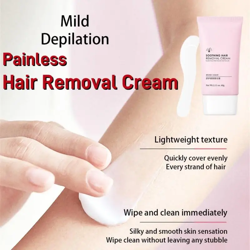 

Hair Removal Cream Permanent Epilator Cream Intimate Areas Health Painless Hair Remover Growth Inhibitor For Woman Men Body Care