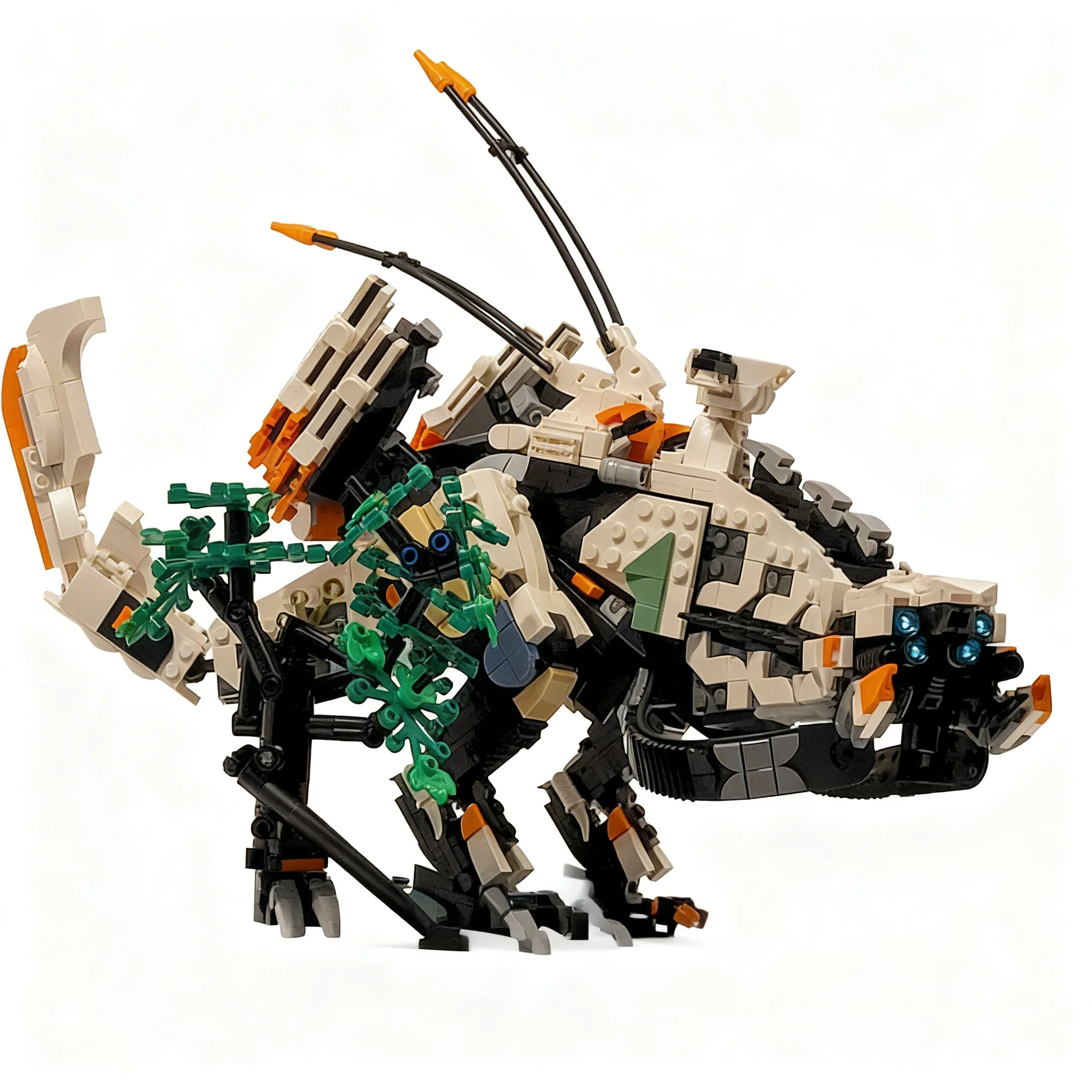 1566pcs MOC Thunderjaw - Horizon Zero Dawn Forbidden West Icons Model Building Blocks Construction Christmas Gifts Toy Creative