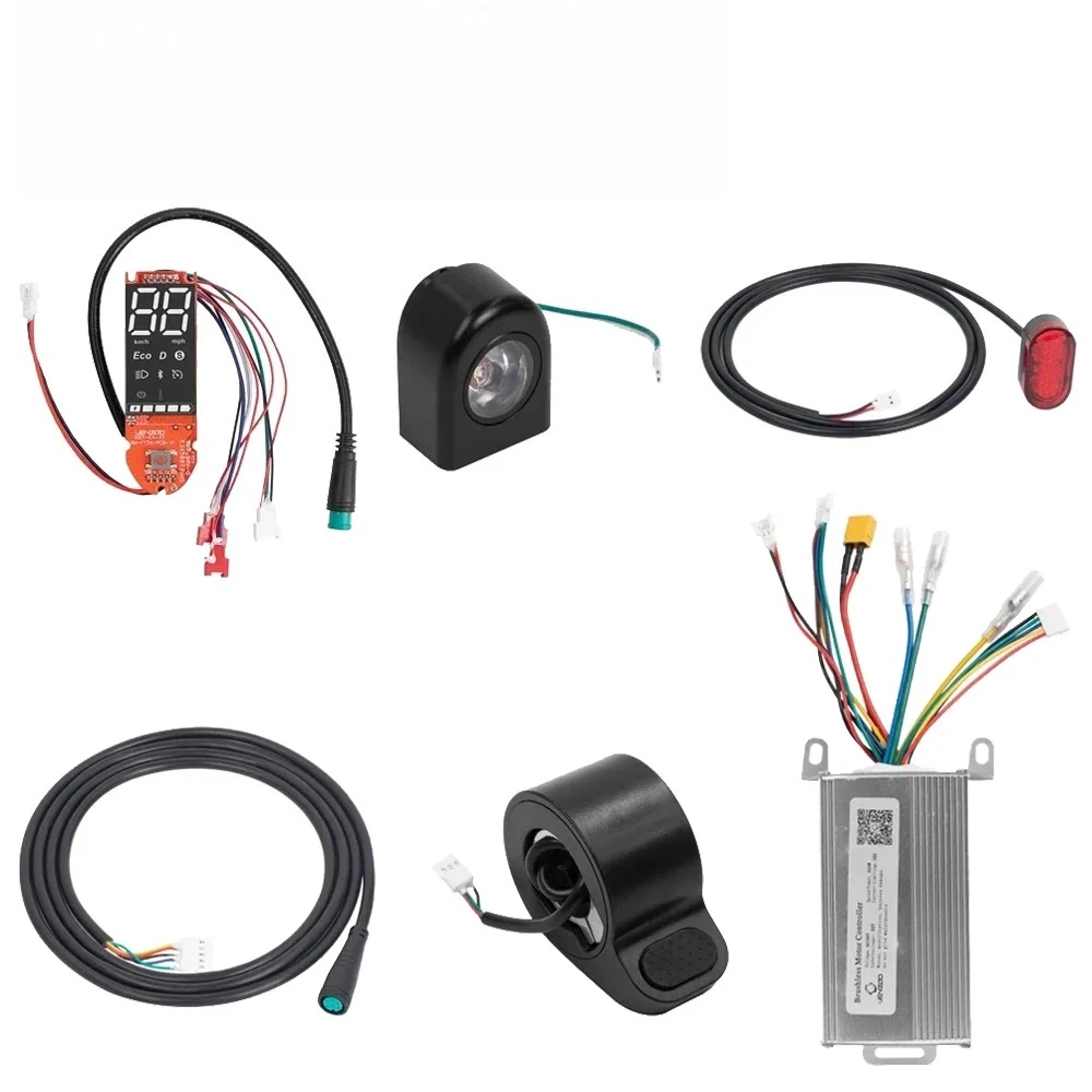 

36V 350W Brushless Motor Controller Set with Dashboard/Headlight/Taillight/Accelerator Part for Xiaomi M365/Pro Electric Scooter