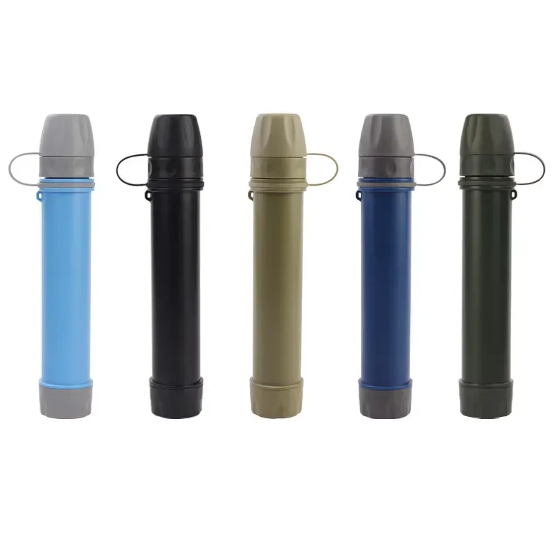 Portable Water Filter Straw for Hiking Camping, Emergency Survival Gear, Outdoor Personal Water Purifier for Safe Drinking