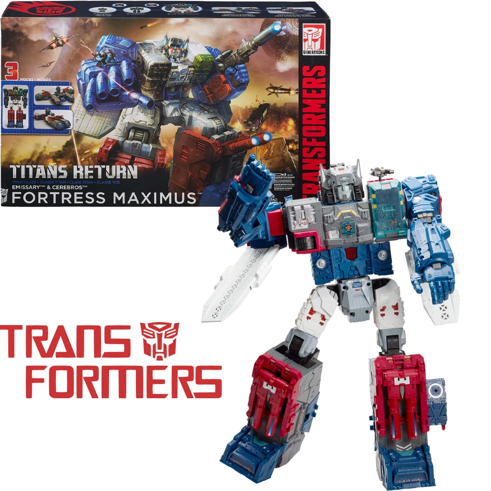 [in-stock] Hasbro Transformers Idw Fortress Maximus Model Toy Anime Gift Collect Free Shipping