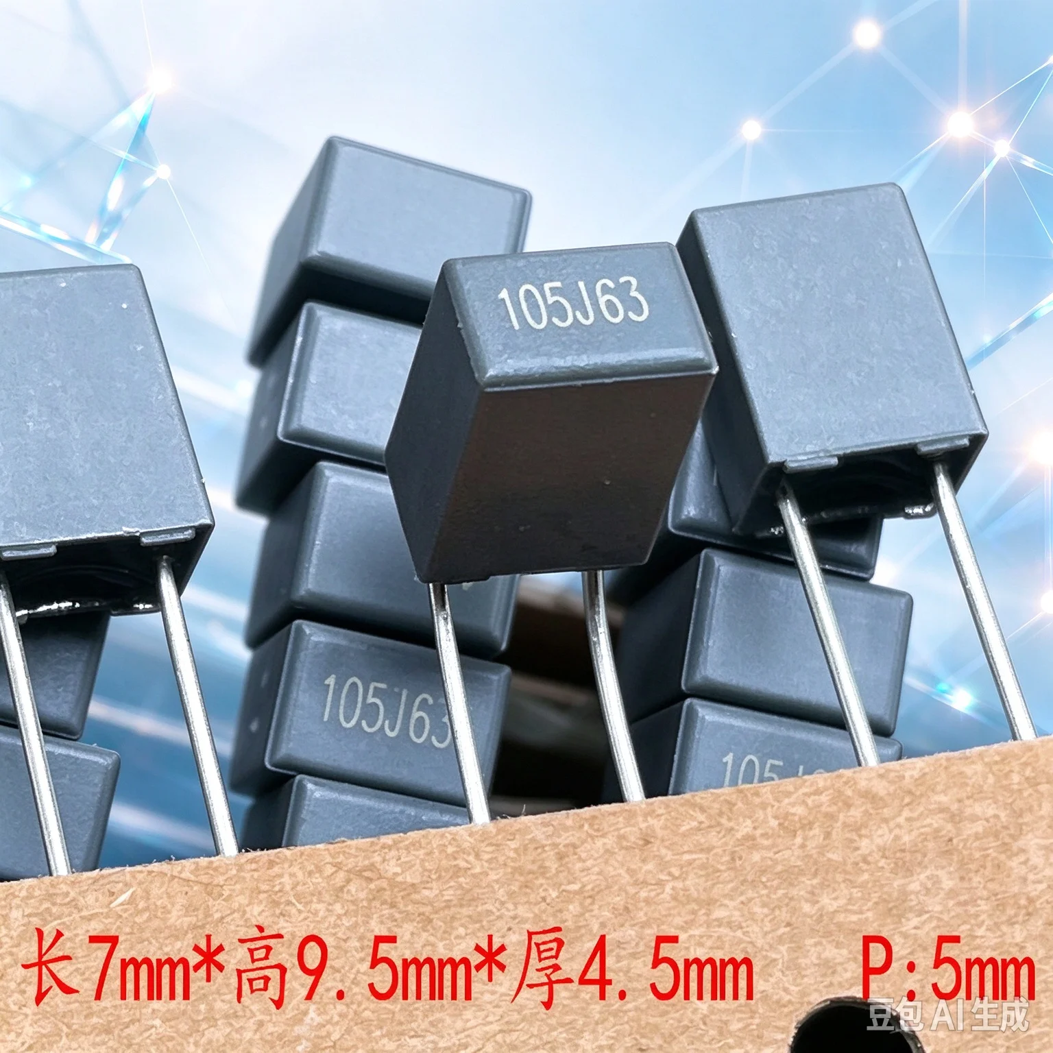for FARA MKP 105 1uF 63V 100V Capacitor C241J105J C242A105J  100pcs