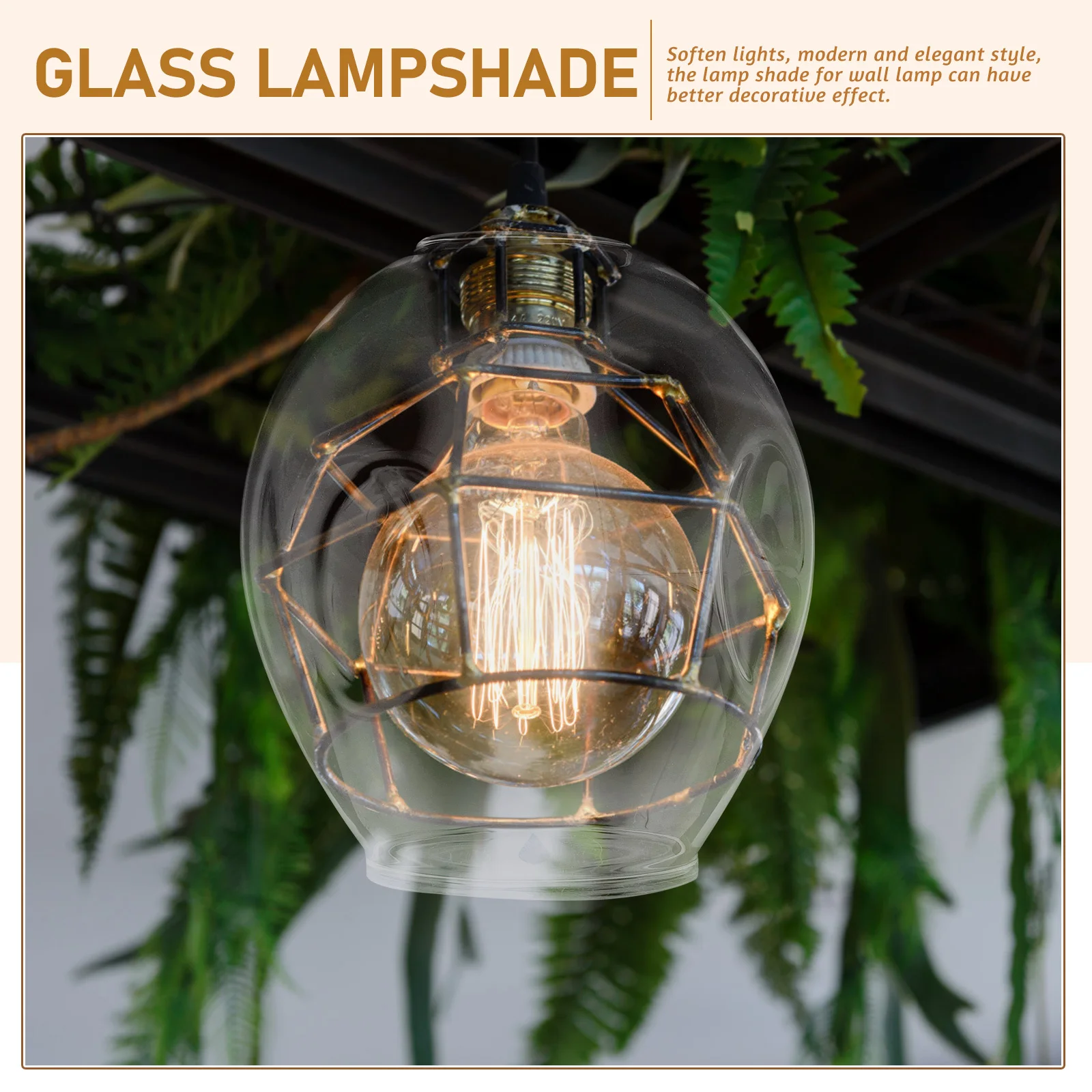 

Replacement for Old Lampshade Shades Wall Sconces Light Cover Fixture Lighting Glass Clear