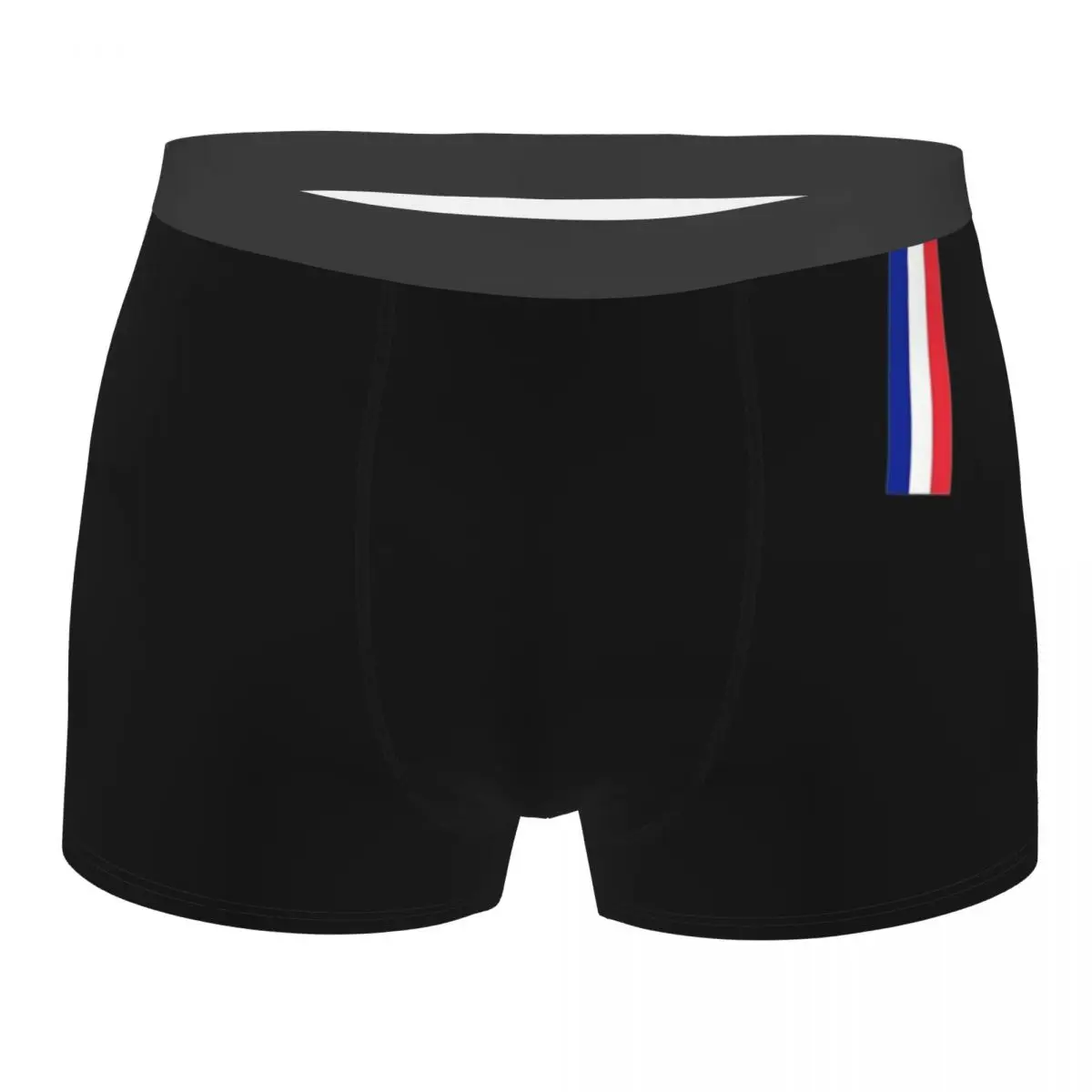 Flag Of France End Men Underwear Flag French France Flag Boxer Shorts Panties Funny Mid Waist Underpants for Homme S-XXL