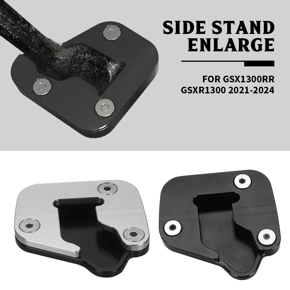 2021-2024 FOR Suzuki GSXR1300 GSX1300R/Hayabusa GSX1300RR Side Stand  Enlarge Pad Plate Kickstand Enlarger Support Extension