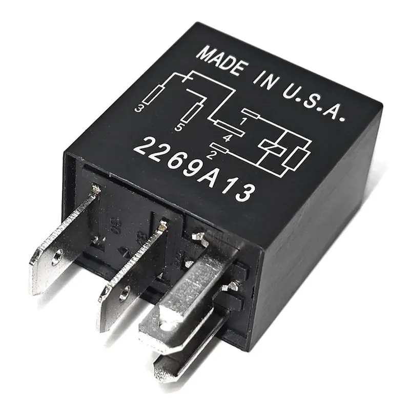 RABIT AS59~ Relay 8T2T-14B192-BA 12V 5-Pin For Ford Mondeo Focus Car Relay 30A 12VDC 5Pins Automotive Relay SPDT Contact Form