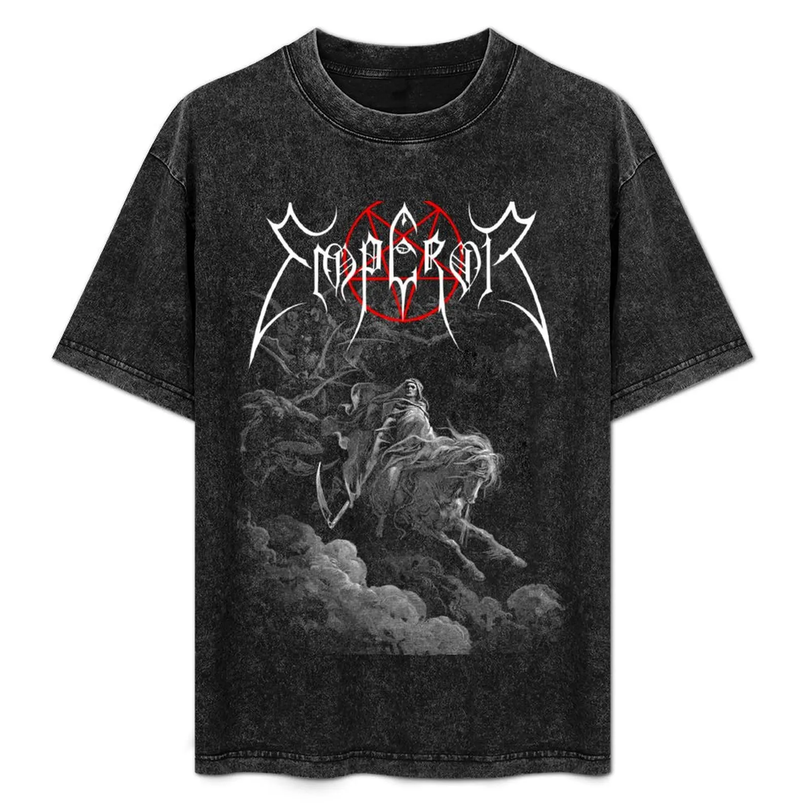 A Vision of Death by Emperor - Classic Old School Black Metal T-Shirt animal prinfor boys plus size clothes outfits for men