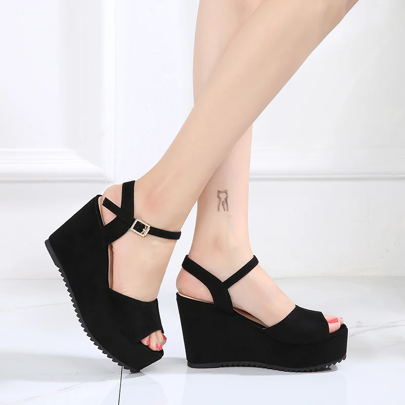 Size 31-43 Summer New Comfortable Wedge Sandals Platform Open Toe Casual Women\'s Sandals Shoes