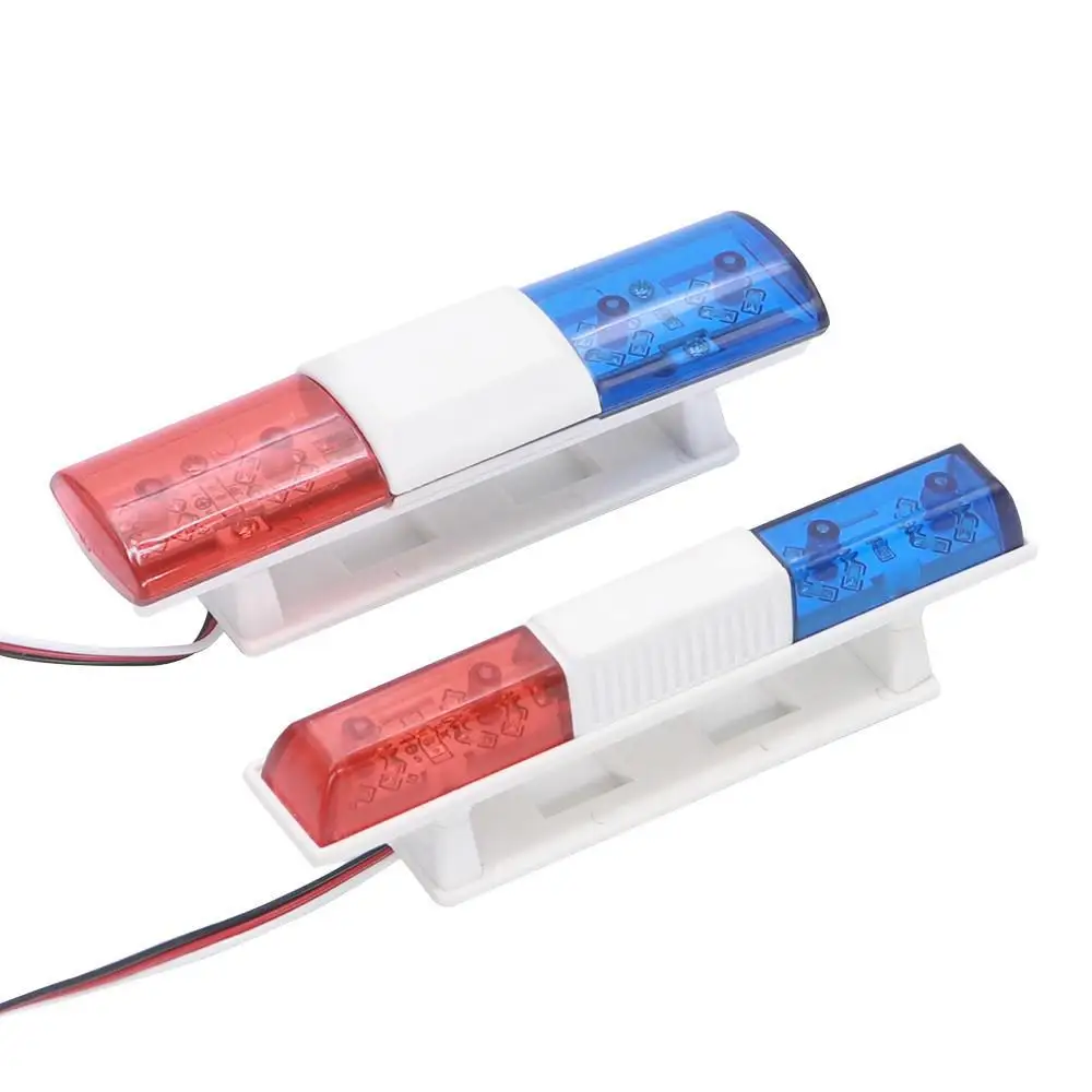 

Аксессуары для радиоуправляемых автомобилей, светодиодная полицейская вспышка, сигнальная лампа для 1/10 HSP Kyosho Tamiya Axial SCX10 D90, детали радиоуправляемого автомобиля