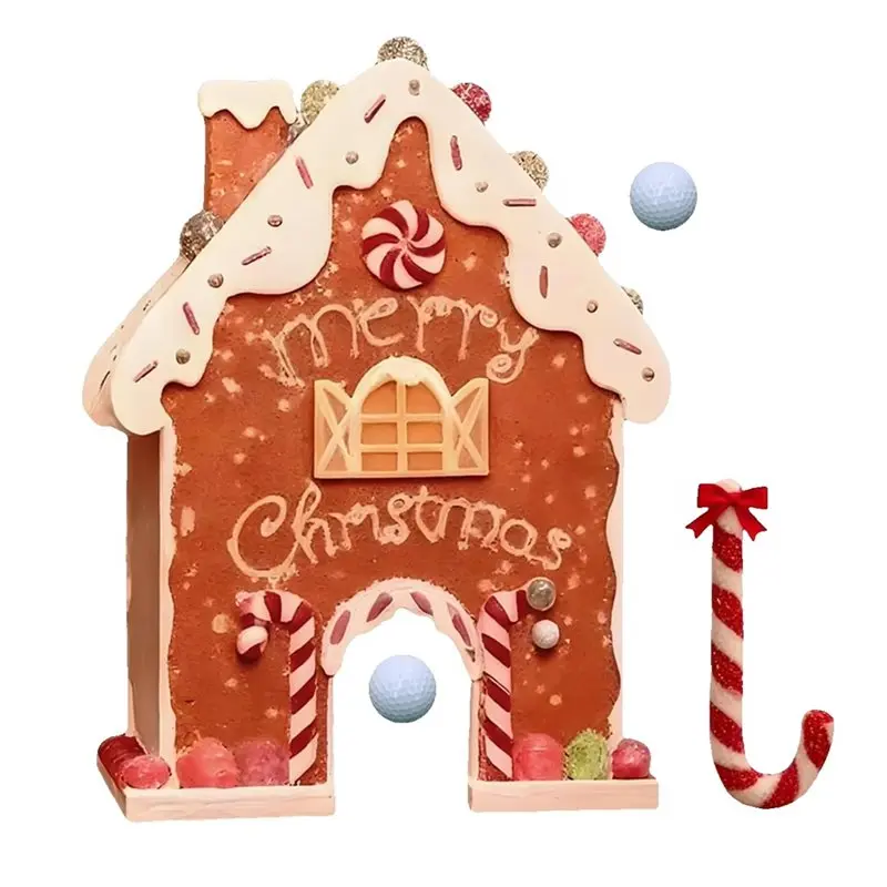 

Рождественские украшения для дома и сада, пряники для игры в гольф, портативные акриловые забавные вечерние украшения для дня рождения, праздника