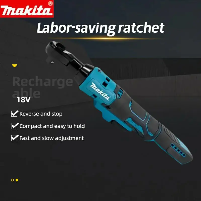 Makita 18V 10/13/15mm clé à cliquet sans brosse pilote sans fil multifonction clé électrique à vitesse Variable outils électriques