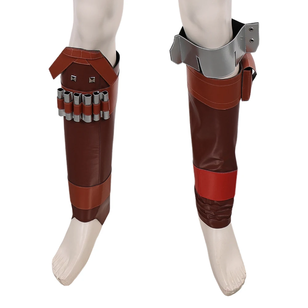 Din Djarin Cosplay Knight Belt Leg Covers Movie Space Battle Roleplay Waistband Gun Bag Halloween Carnival Accessories Gifts view 2