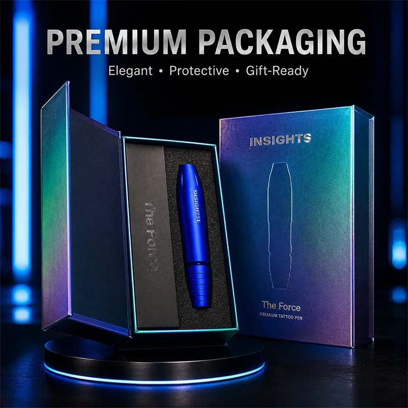 INSIGHTS Wireless Tattoo Pen Ergonomic Design Coreless Motor PMU Permanent Makeup Machine For Professional Tattoo Artists