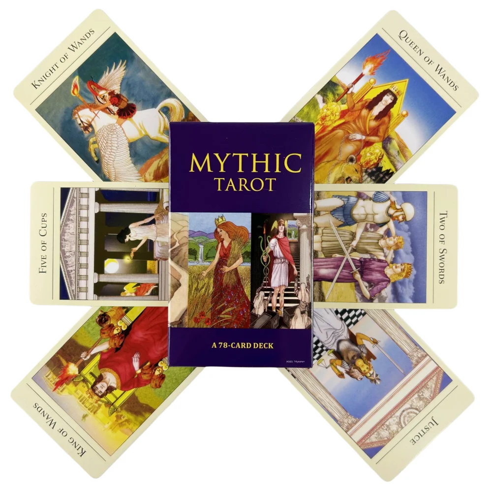 بطاقات التارو الأسطورية A 78 سطح السفينة أوراكل الإنجليزية رؤى العرافة الطبعة بوراد لعب الألعاب