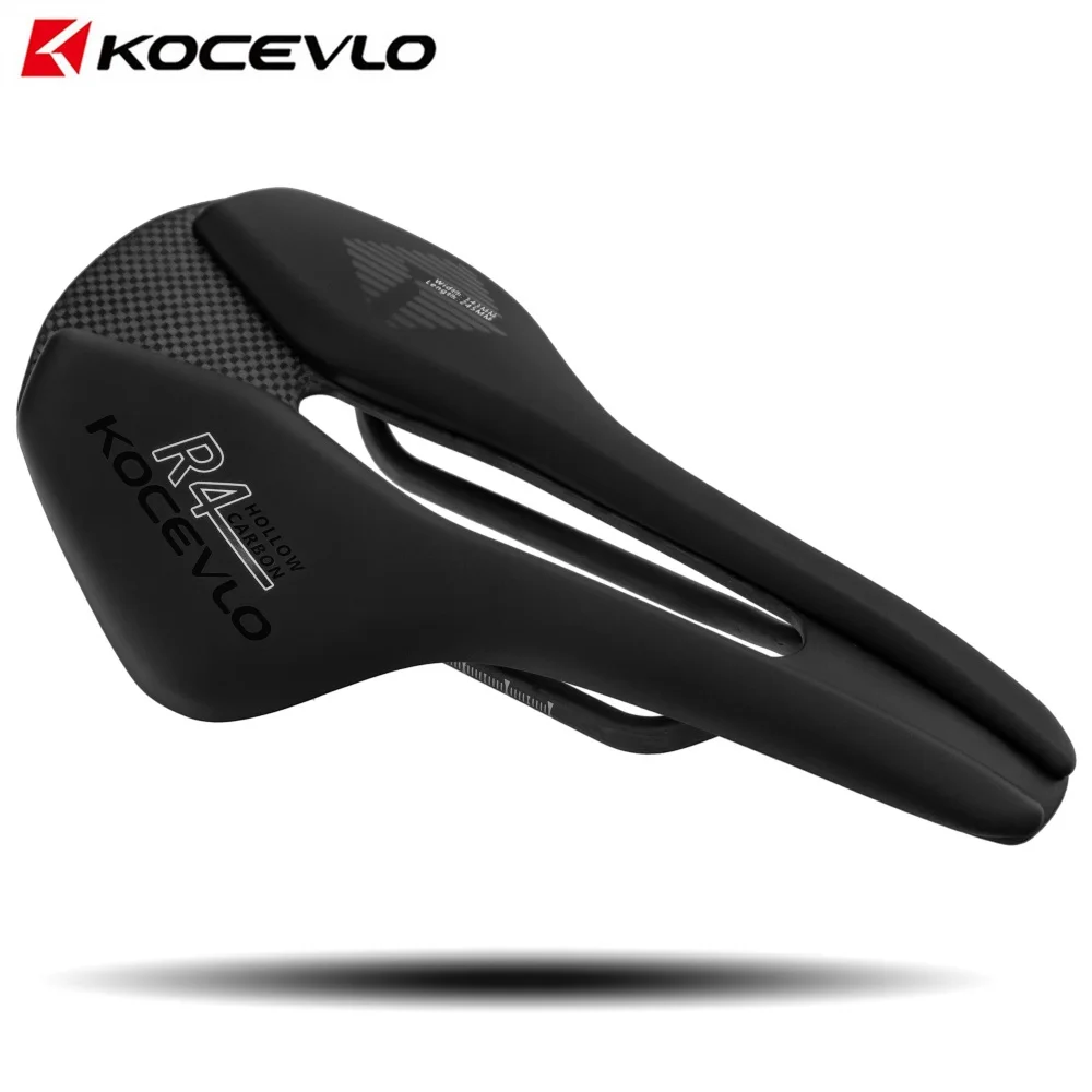 Kocevlo Nago R4 Carbon Bicycle Saddle for XC Road Gravel MTB Off-Road Bike Cycling Parts 245x143MM