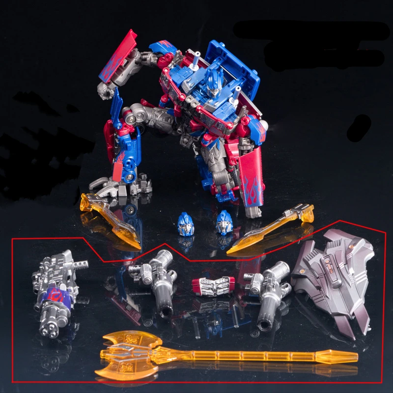 Transformers Optimus Prime bumblebee Megatron Sentinel Prime Model Toy Double Knife Hammer Weapon  Action Figure Toy Gift