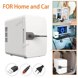 6L Mini Multifunctional Car Refrigerator Small Refrigerated Cosmetic Refrigerator Beverage Refrigerator Portable Car Home