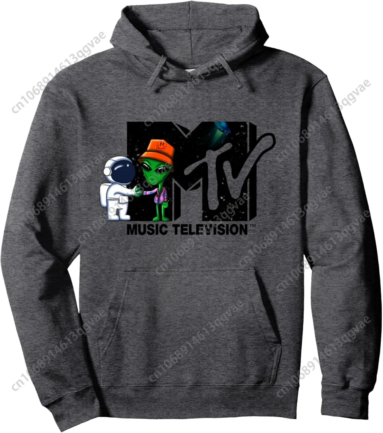 

Mademark x MTV - The official MTV Logo - Astronaut meets Alien in Space Pullover Hoodie