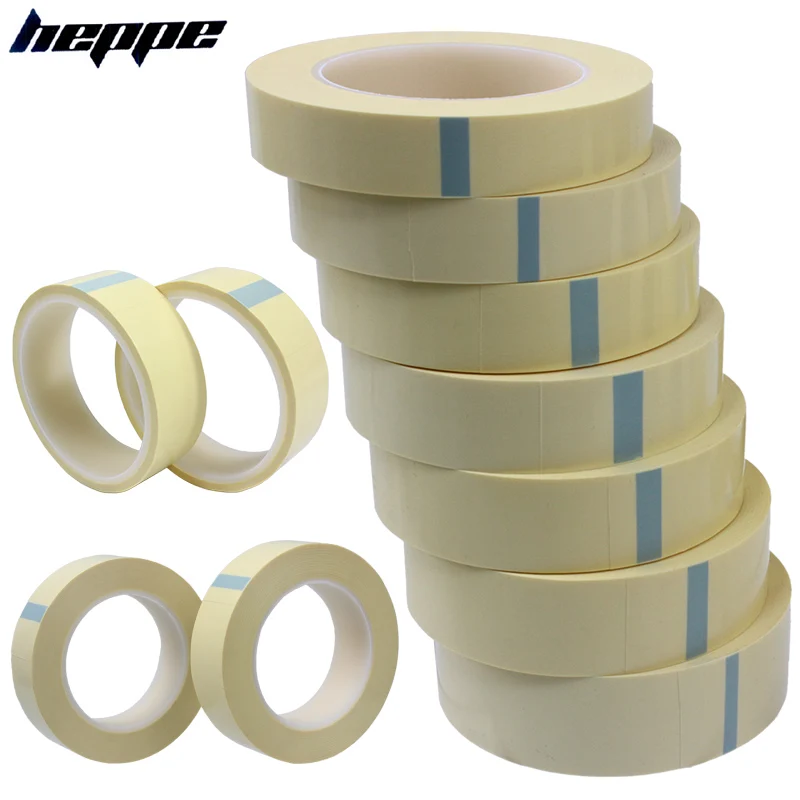 HEPPE Bike Tubeless Rim Tape MTB Road Bike Rim Tape Strips Wheelset Gluing Tape 10M 50M 16/18/21/23/25/27/29/31/33/35mm Width