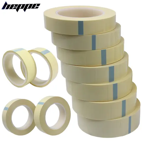 HEPPE-Tubeless Bike Rim Tape, MTB Road Bike, rodado tiras de fita de colagem, 16, 18, 21, 23, 25, 27, 29, 31, 33, 35mm Largura, 10m, 50m
