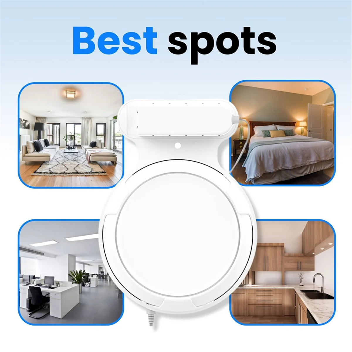 Supporto da parete per router RANA per Deco BE23/BE25/BE3600/BE5000 Wifi 7 Sistema WiFi domestico per montaggio a parete