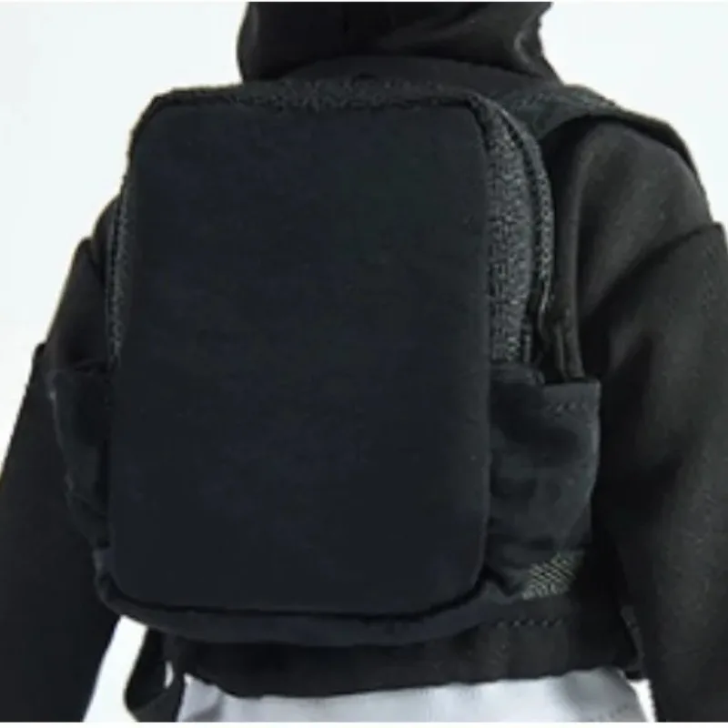 

1/12 Scale Soldier Stylish Minimalist Versatile Backpack Trendy Tote Bag for 6'' Action Figure Body Model for Fans DIY