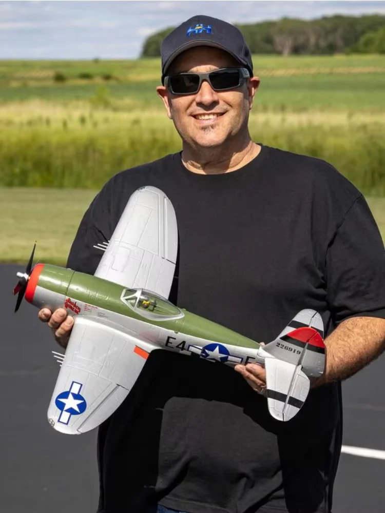 Horizon Hobby P 47 Thunderbolt RC Airplane 625mm Wingspan EPO With Flaps Retractable Landing Gear Hobby Toy