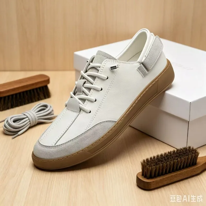 

Genuine Leather Men's Shoes Summer Automn Tenis Masculino Breathable Casual Board Shoes New Fashion Comfy Male Sneakers Hot Sale