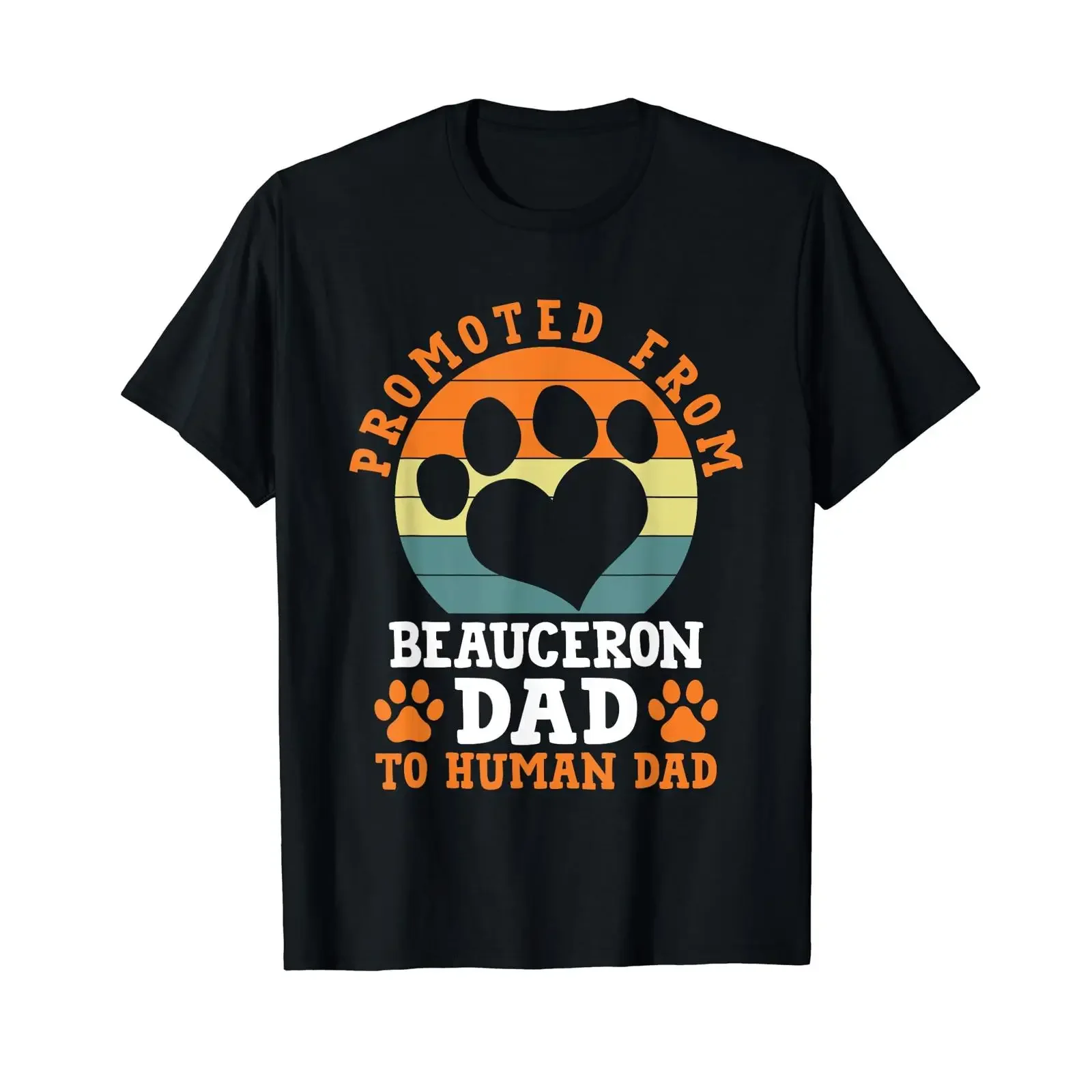 Beauceron Dad Funny Red Stocking Dog Humor T Shirt vintage Washed streetwear homme Soft designer clothes Stretched graphic