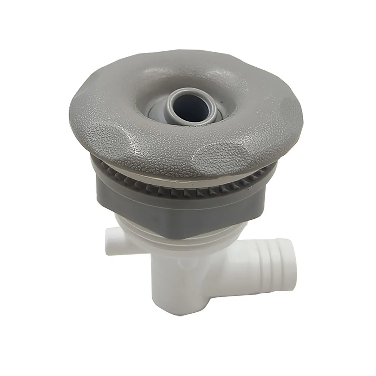 

3 inch spa nozzle with a plastic surface that sprays water directly, suitable for massage bathtubs and cement pools