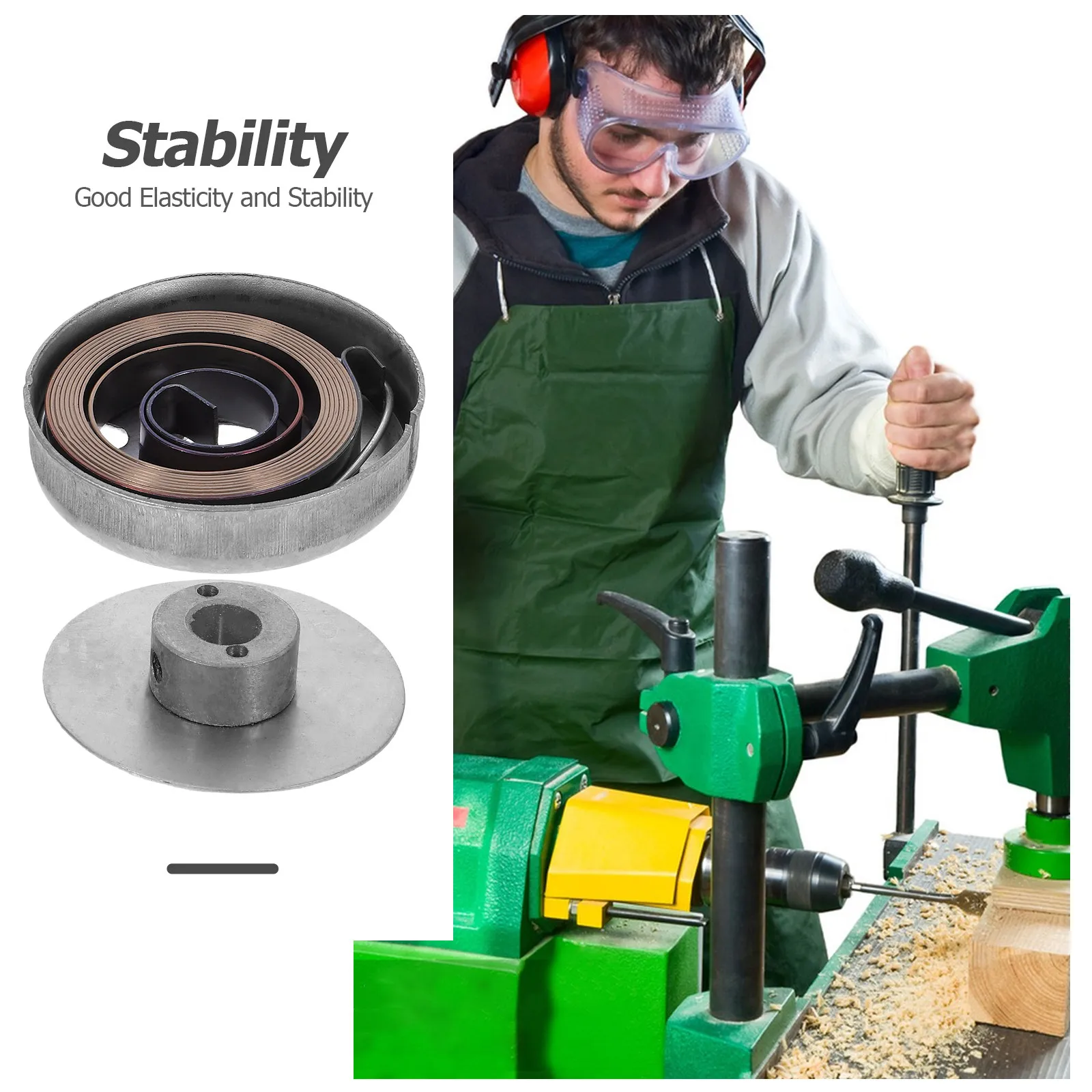 Drill Press Spring Replacement Coil Spindle Part Durable Repair Tool Home Improvement Bench Drill Press Drilling Aid