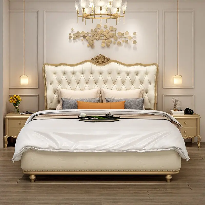 Beige Designs European Double Bed Adults Elegant Storage Japanese European Double Bed Modern Wood Cama Box Casal Furniture