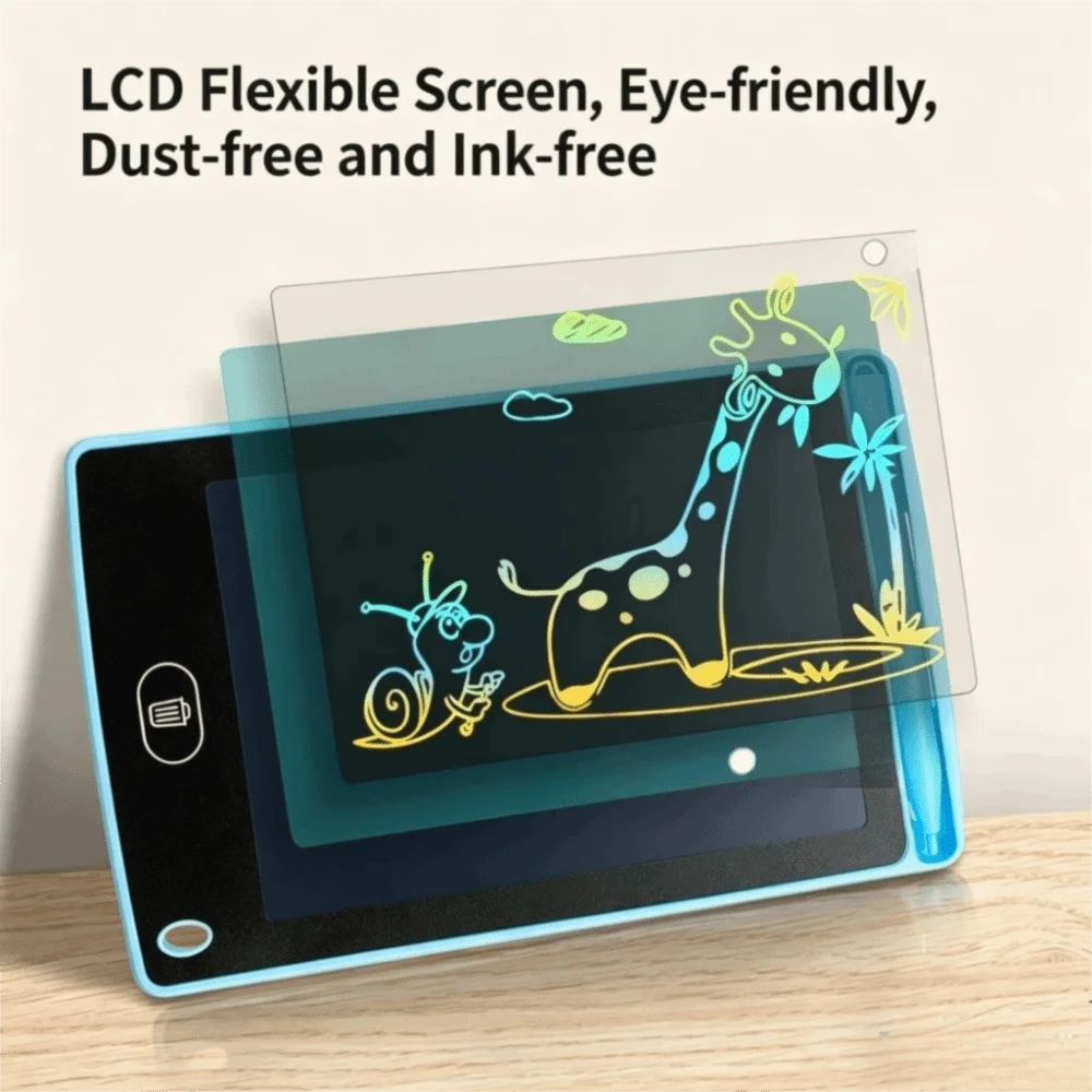 Blackboard Color Screen LCD Writing Tablet Erasable with Pen Graffiti Sketchpad 8.5 Inch 16 Inch Handwriting Pad Christmas Gifts