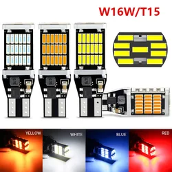2Pcs Super Bright T15 W16W Car Led Lights Canbus No Error 4014SMD For Car Accessories Interior Lamps Tail Reverse Lights 12V