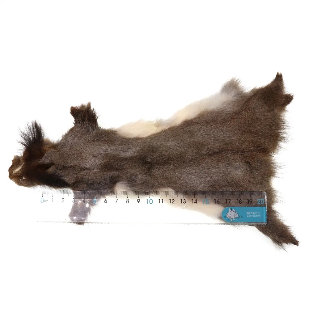 Wifreo 2PCS Natural Color Fly Tying Squirrel Fur for Nymph Fly Tying Trout Lure Making Dubbing Material