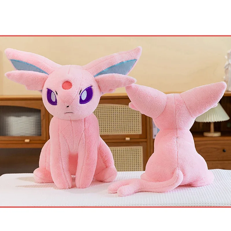 40/70cm Espeon Pokemon Pluszowe zabawki Duża lalka Anime Poduszka Kreskówka Gigantyczny Pokémon Eifie Plushie Wypchany prezent dla dzieci Boże Narodzenie