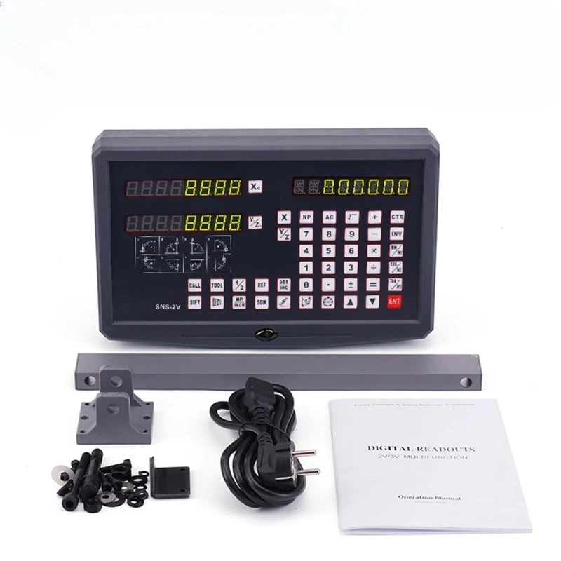 SNS-3V SNS-2V Dro 2 3 Axis Digital Readout Display TTL Signal 80V To 250V for Lathe Milling CNC Boring Machines
